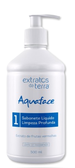 SABONETE LIMPEZA PROFUNDA AQUAFACE- EXTRATOS DA TERRA 500ml