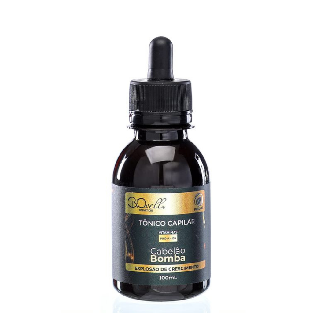 TONICO CAPILAR VITAMINAS PRO A +B5 - CABELAO BOMBA- BIOWELL 100ml