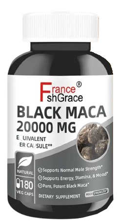 SUPLEMENTO ULTRA POTENCIA HORMONAL, FISICA E MENTAL  - BLACK MACA - FRANCE FISHGRACE 20.000mg