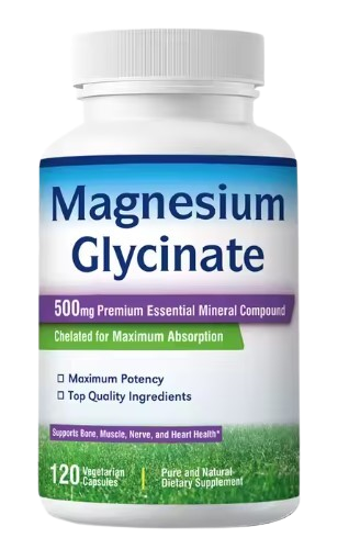 SUPLEMENTO MAGNESIO GLICINATO DE ALTA OBSORCAO DIGESTIVA E SUAVIDADE - AMERICA LHE- FRANCE FISHGRACE 500mg