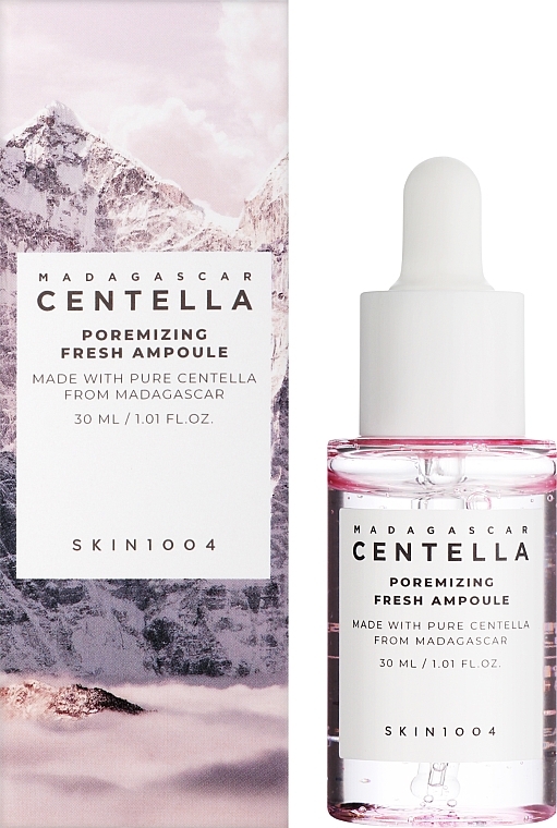 SERUM AMPOLA FACIAL PARA MINIMIZACAO DE POROS E CONTROLO DE OLIOSIDADE- SKIN1004 MADAGASCAR CENTELLA POREMIZING FRESH AMPOULE - 100ml