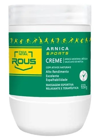 CREME DE MASSAGEM ARNICA SPORTS -DAGUA NATURAL 650g