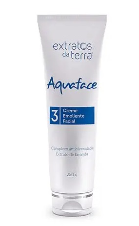 CREME EMOLIENTE FACIAL AQUAFACE  -EXTRATOS DA TERRA 250g