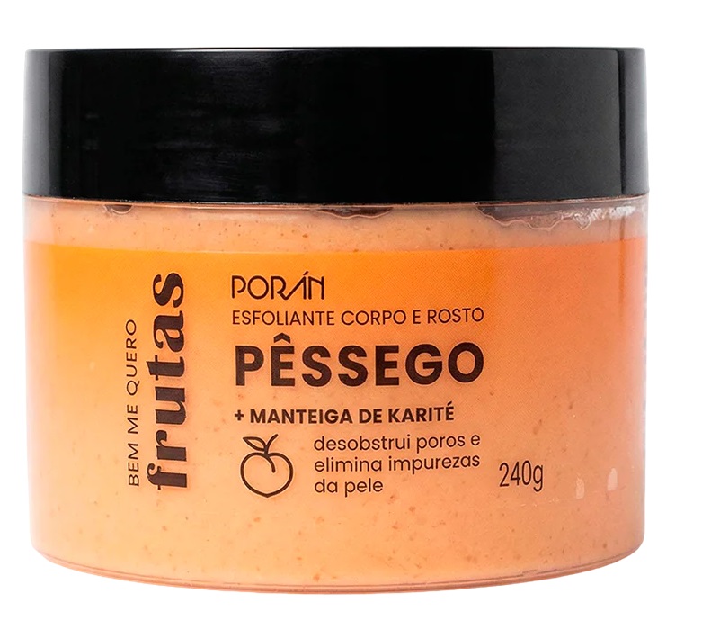 ESFOLIANTE PESSEGO E KARITE PORAN -240g
