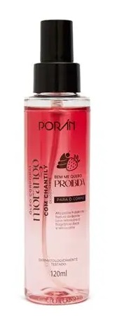 OLEO CORPORAL MORANGO- PORAN 120ml