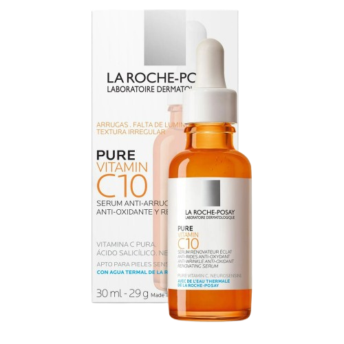 SERUM RENOVADOR ANTIRRUGAS E ANTIOXIDANTE - LA ROCHE-POSAY PURE VITAMINA C10 SERUM- 30ml