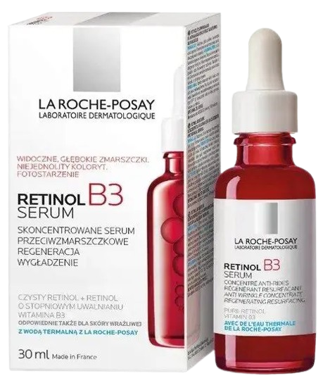 SERUM FACIAL ANTI-IDADE E ANTIRRUGAS - LA ROCHE-POSAY RETINOL PUR B3 SERUM - 30ml