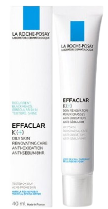 GEL DE TRATAMENTO FACIAL RENOVADOR PARA PELE OLEOSA - LA ROCHE-POSAY EFFACLAR K+ - 40ml