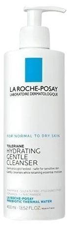 LOCAO DE LIMPEZA FACIAL HIDRATANTE SUAVE - LA ROCHE-POSAY TOLERIANE HYDRATING GENTLE CLEANSER - 400ml