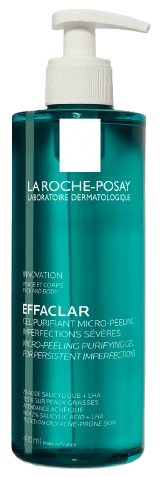 GEL DE LIMPEZA FACIAL E CORPORAL MICRO-PEELING PURIFICANTE - LA ROCHE-POSAY EFFACLAR MICRO-PEELING GEL - 400ml