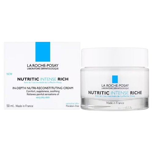 CREME NUTRITIVO FACIAL RECONSTITUINTE - LA ROCHE-POSAY NUTRITIC INTENSE RICHE - 50ml