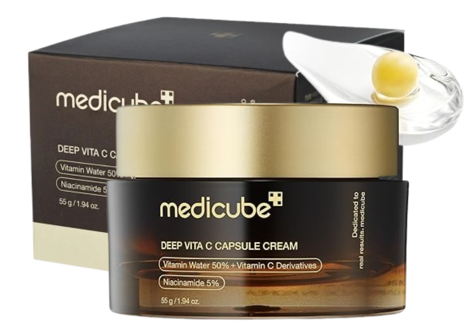 CREME DE CAPSULAS DE VITAMINA C ILUMINADOR - MEDICUBE DEEP VITA C CAPSULE CREAM - 55g