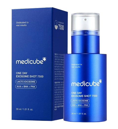 SERUM DE EXOSSOMAS PARA REDUCAO DE POROS - MEDICUBE ONE DAY EXOSOME SHOT PORE SERUM 7500- 30ml