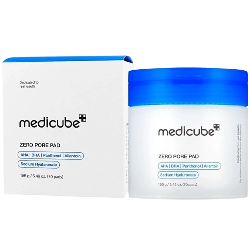 DISCOS DE TONICO ESFOLIANTES E MINIMIZADORES DE POROS - MEDICUBE ZERO  POROS PAD 2.0  -  155g