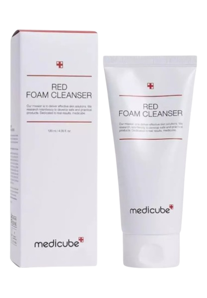 ESPUMA DE LIMPEZA FACIAL - MEDICUBE RED FOAM CLEANSER - 120ml
