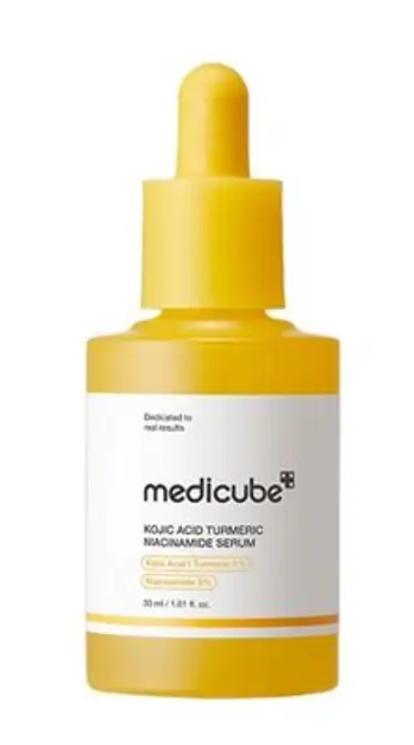 SERUM FACIAL ILUMINADOR - MEDICUBE KOJIC ACID TURMERIC NIACINAMIDE SERUM - 30ml
