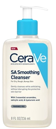 GEL DE LIMPEZA FACIAL ANT-RUGOSITES - CERAVE SA SMOOTHING CLEANSER - 236ml