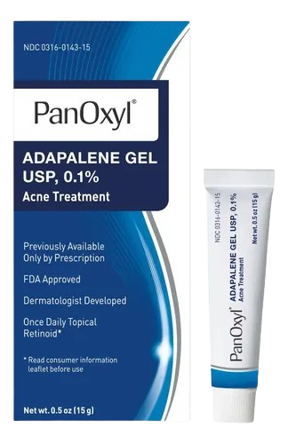 GEL TRATAMENTO ANTIACNE - PANOXYL ADAPALENE GEL USP 0,1% - 15g
