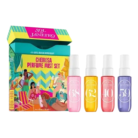 ​KIT DE BODY MISTS - SOL DE JANEIRO CHEIROSA PERFUME MIST SET 68, 62, 40, 59 - 4x30ml
