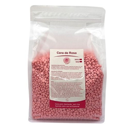 [CERA GRANULADA ROSA 1KG] CERA GRANULADA ROSA 1KG