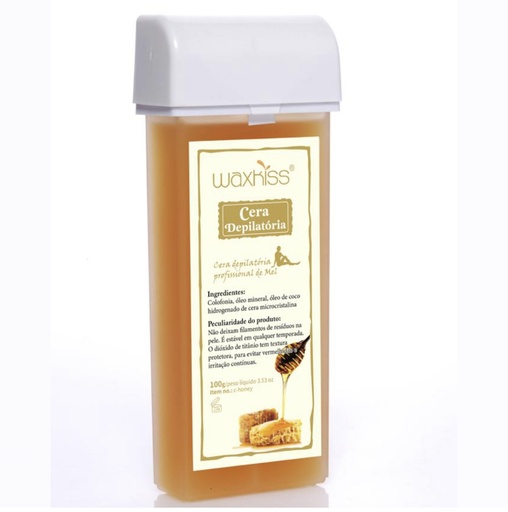 [CERA ROLLON MEL WAX] CERA DEPILATÓRIA ROLL-ON 100G WAXKISS