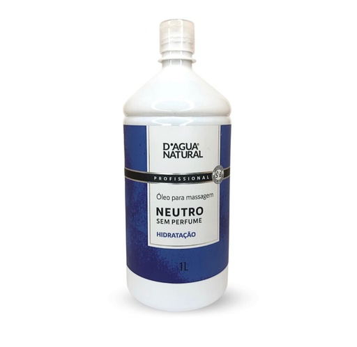[OLEO DE MASSAGEM NEUTRO - DAGUA NATURAL 1L] OLEO DE MASSAGEM PROFISSIONAL NEUTRO 1L D AGUA NATURAL