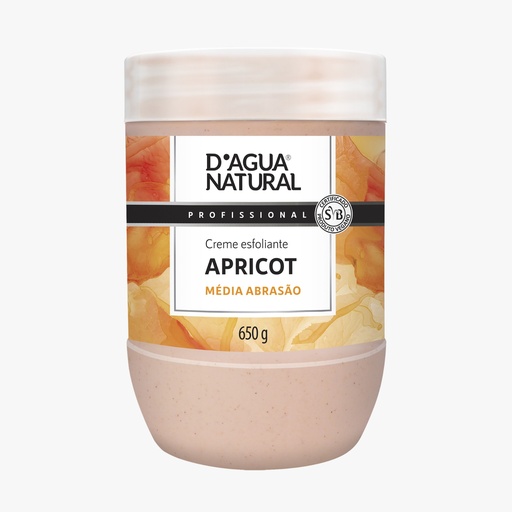[CREME EXFOLIANTE MEDIA APRICOT - DAGUA NATURAL 650g] CREME EXFOLIANTE MEDIA APRICOT - DAGUA NATURAL 650g