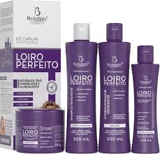 [KIT CAPILAR PROFISSIONAL LOIRO PERFEITO 4 PECAS- BIO INSTINTO 300ml] KIT CAPILAR PROFISSIONAL LOIRO PERFEITO 4 PEÇAS- BIO INSTINTO 300ml
