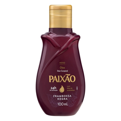 [OLEO DEO CORPORAL FRAMBOESA NEGRA- PAIXAO 100ml] OLEO DEO CORPORAL FRAMBOESA NEGRA- PAIXAO 100ml