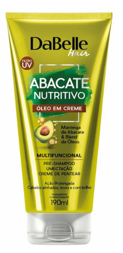 [OLEO EM CREME-ABACATE NUTRITIVO-DABELLE 190ml] OLEO EM CREME-ABACATE NUTRITIVO-DABELLE 190ml