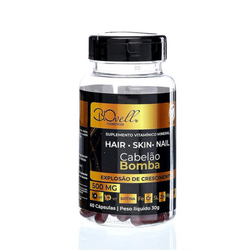 [SUPLEMENTO ALIMENTAR COMPLEX VITAMIN-CABELAO-BIOWELL 500mg] SUPLEMENTO ALIMENTAR COMPLEX VITAMIN-CABELAO-BIOWELL 500mg
