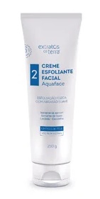 [CREME ESFOLIANTE FACIAL AQUAFACE  -EXTRATOS DA TERRA 250g] CREME ESFOLIANTE FACIAL AQUAFACE  -EXTRATOS DA TERRA 250g
