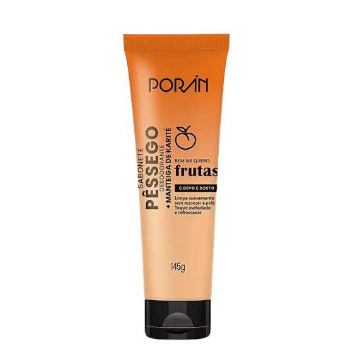 [SABONETE LIQUIDO PESSEGO PORAN -160ml] SABONETE LIQUIDO PESSEGO PORAN -160ml