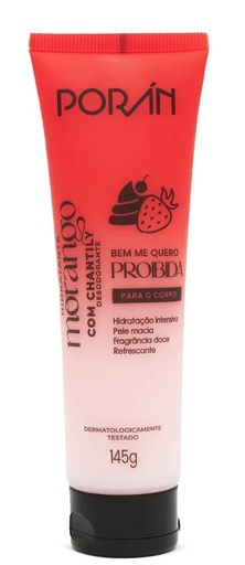 [HIDRATANTE MORANGO PORAN -145g] HIDRATANTE MORANGO PORAN -145g