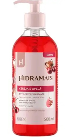 [SABONETE HIDRATANTE CORPORAL CEREJA E AVELA HIDRAMAIS 500ml] SABONETE HIDRATANTE CORPORAL CEREJA E AVELA HIDRAMAIS 500ml