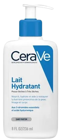 [LOCAO HIDRATANTE - LAIT HIDRATANT CERAVE MOISTURISING LOTION - 236ml] LOCAO HIDRATANTE - CERAVE MOISTURISING LOTION - 236ml