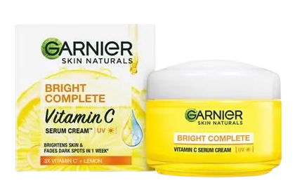 [​CREME SERUM FACIAL ILUMINADOR - GARNIER SKIN NATURALS BRIGHT COMPLETE VITAMIN C SERUM CREAM SPF 30 ] ​CREME SERUM FACIAL ILUMINADOR - GARNIER SKIN NATURALS BRIGHT COMPLETE VITAMIN C SERUM CREAM SPF 30 PA+++ - 50ml